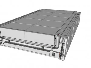 Sci-fi architecture kitbash 22 3D Model
