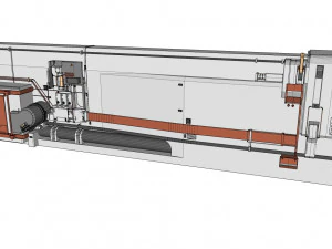 Sci-fi architecture kitbash 22 3D Model