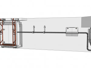 Sci-fi architecture kitbash 22 3D Model