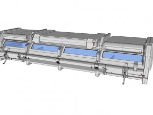 Sci-fi architecture kitbash 22 3D Model