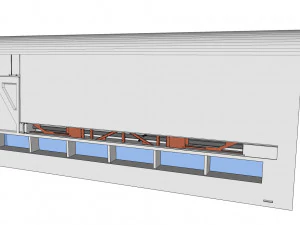 Sci-fi architecture kitbash 22 3D Model