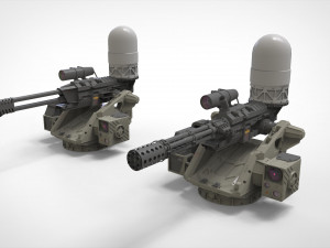 turret 4 3D Model