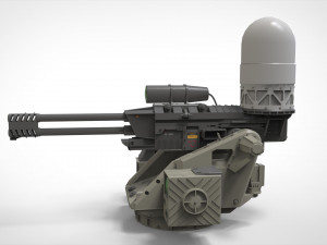 Turret 4 3D Model