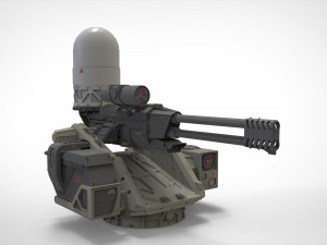 Turret 4 3D Model