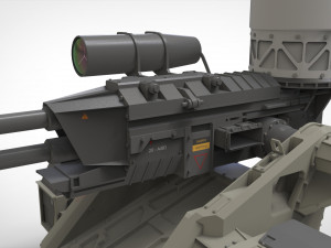 Turret 4 3D Model