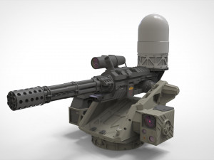 Turret 4 3D Model