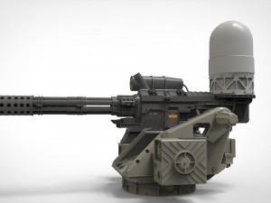 Turret 4 3D Model