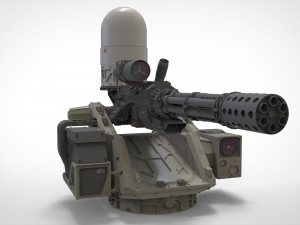 Turret 4 3D Model