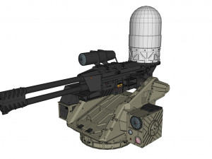 Turret 4 3D Model