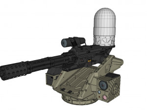 Turret 4 3D Model