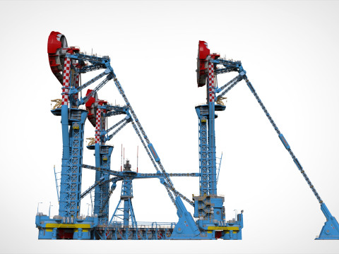 Sci-Fi Polar station Modelo 3D