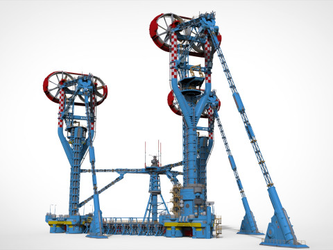 Sci-Fi Polar station Modelo 3D