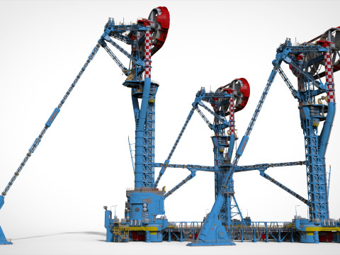Sci-Fi Polar station Modelo 3D