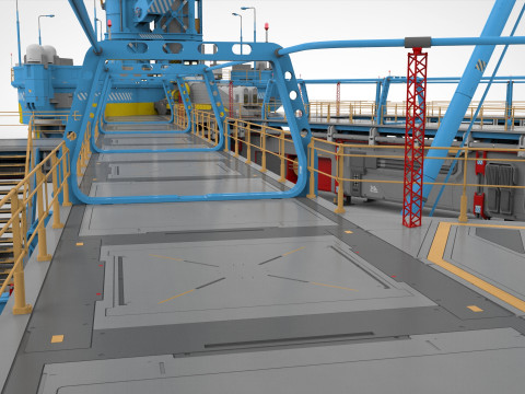 Sci-Fi Polar station Modelo 3D