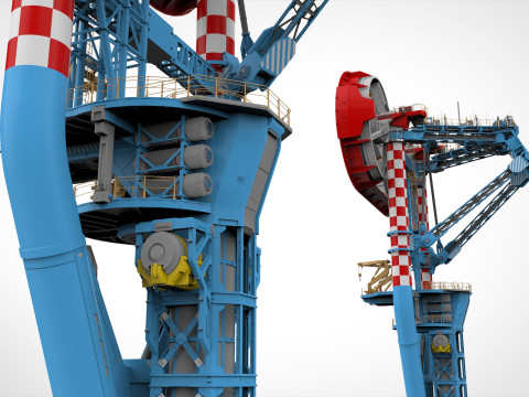 Sci-Fi Polar station Modelo 3D