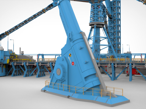 Sci-Fi Polar station Modelo 3D