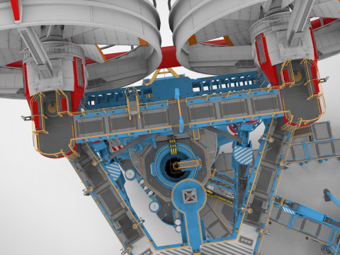 Sci-Fi Polar station Modelo 3D