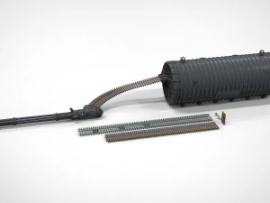 Vengador Gau-8 Modelo 3D