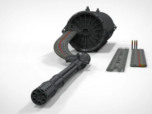 Vengador Gau-8 Modelo 3D