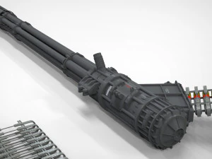 Vengador Gau-8 Modelo 3D