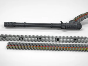 Vengador Gau-8 Modelo 3D
