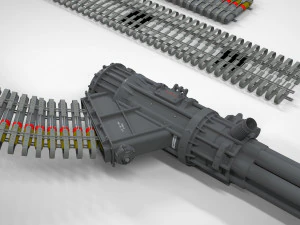 Vengador Gau-8 Modelo 3D