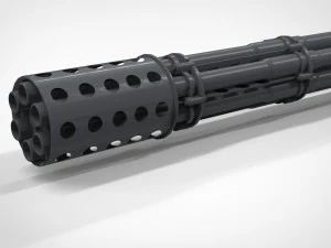 Vengador Gau-8 Modelo 3D
