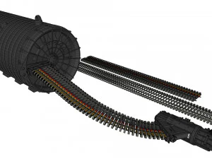Vengador Gau-8 Modelo 3D