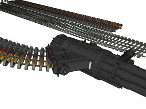 Vengador Gau-8 Modelo 3D