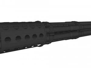 Vengador Gau-8 Modelo 3D