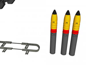 Vengador Gau-8 Modelo 3D