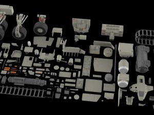 Mechanics collection 2 kitbash Modelo 3D