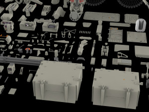 Mechanics collection 2 kitbash Modelo 3D