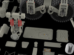 Mechanics collection 2 kitbash Modelo 3D