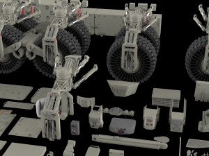 Mechanics collection 2 kitbash Modelo 3D