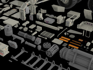 Mechanics collection 2 kitbash Modelo 3D
