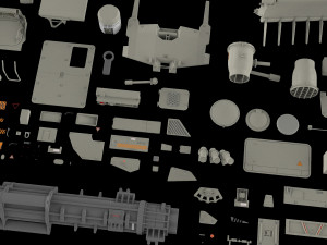 Mechanics collection 2 kitbash Modelo 3D
