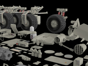 Mechanics collection 2 kitbash Modelo 3D