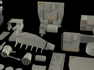 Mechanics collection 2 kitbash Modelo 3D