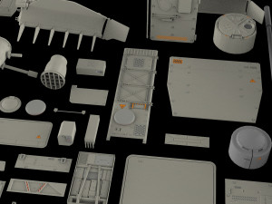 Mechanics collection 2 kitbash Modelo 3D
