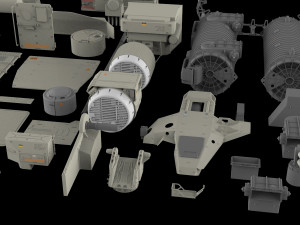 Mechanics collection 2 kitbash Modelo 3D