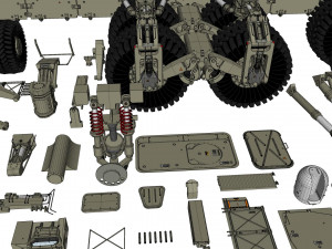 Mechanics collection 2 kitbash Modelo 3D