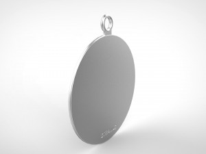 St catherine siena medal 3D Print Model