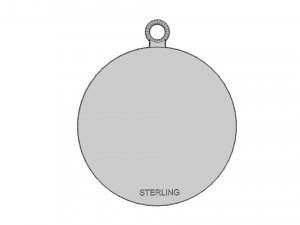 St catherine siena medal 3D Print Model