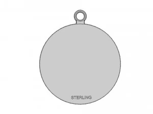 Medalha de Santa Catarina Siena Modelo de Impressão 3D