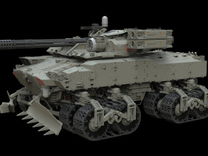 Sci fi Infantry fighting vehicle 3D Модель