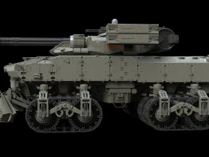 Sci fi Infantry fighting vehicle 3D Model