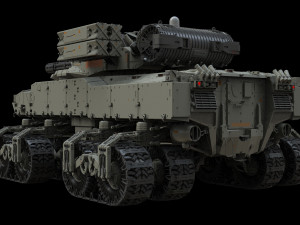 Sci fi Infantry fighting vehicle 3D Модель