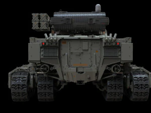 Sci fi Infantry fighting vehicle 3D Model