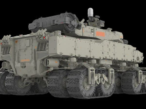 Sci fi Infantry fighting vehicle 3D Model